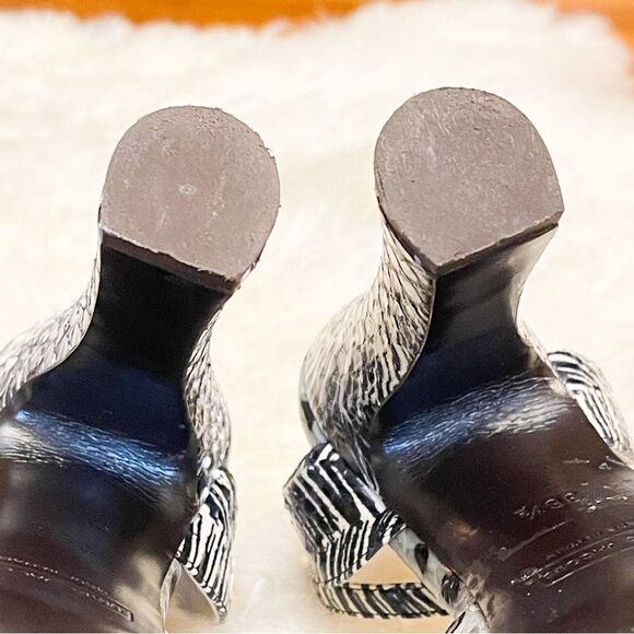 🍋 Marc Jacobs • Women’s Elap Sandals Python Printed w/Ankle Strap Size 36.5 - Picture 9 of 11